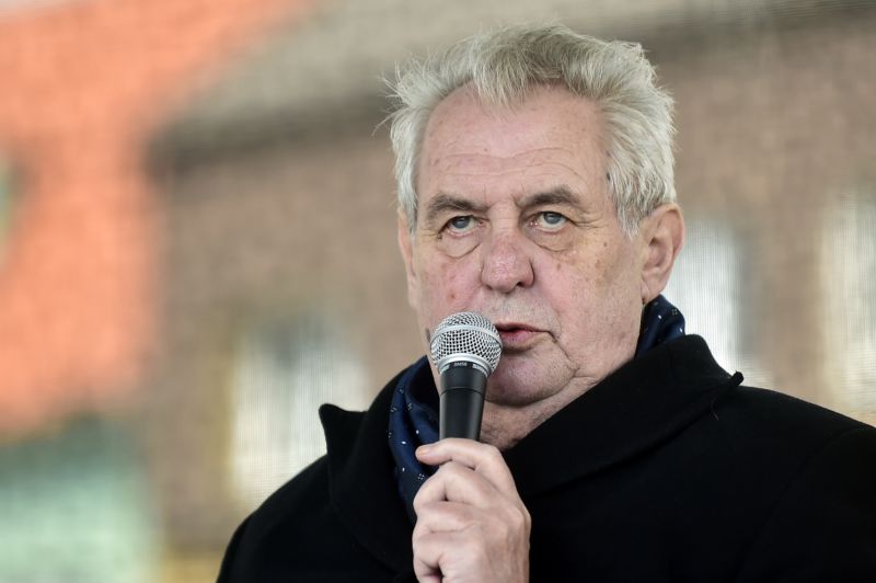 Prezident republiky Miloš Zeman.