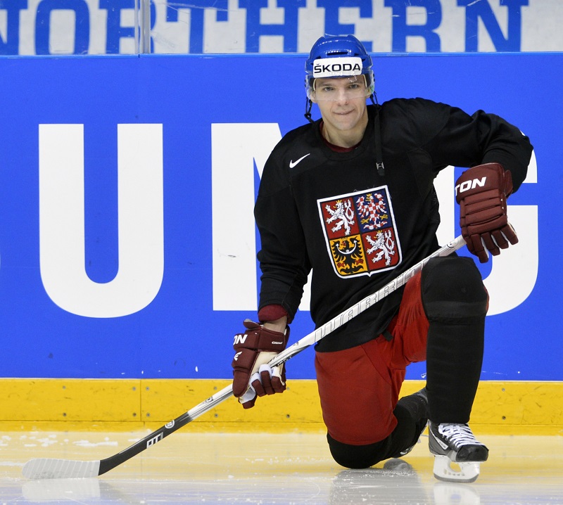 Radim Vrbata v dresu české hokejové reprezentace