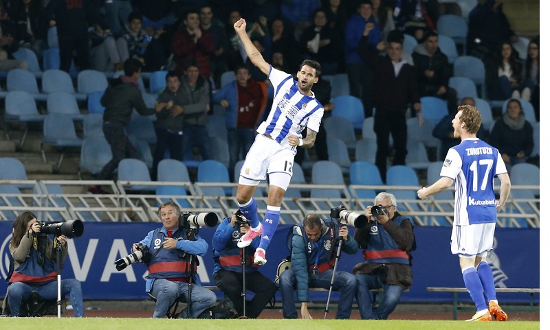 Real Sociedad porazil Gijon a je na pohárových příčkách.