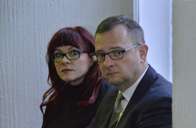 Někdejší šéfka premiérova kabinetu Jana Nečasová, dříve Nagyová a bývalý premiér Petr Nečas.