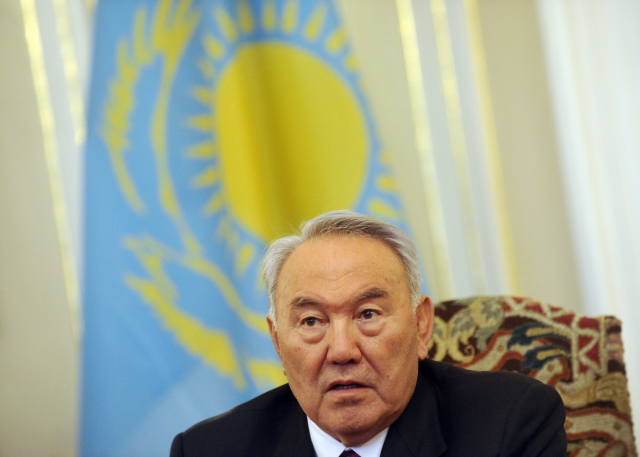 Kazašský prezident Nursultan Nazarbajev.