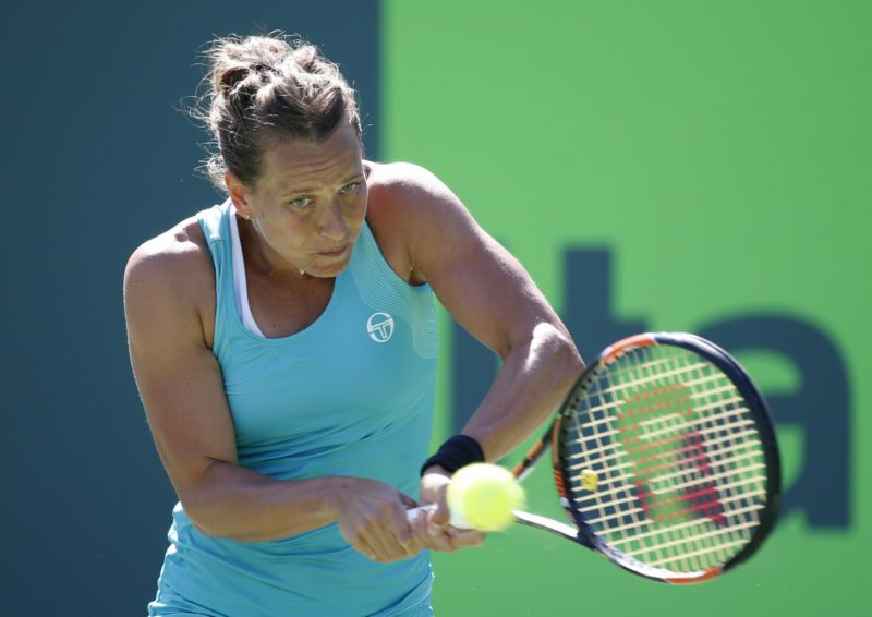 Tenistka Barbora Strýcová. Tenistka Barbora Strýcová.