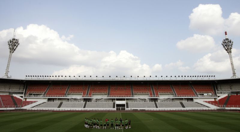 Stadion Evžena Rošického.