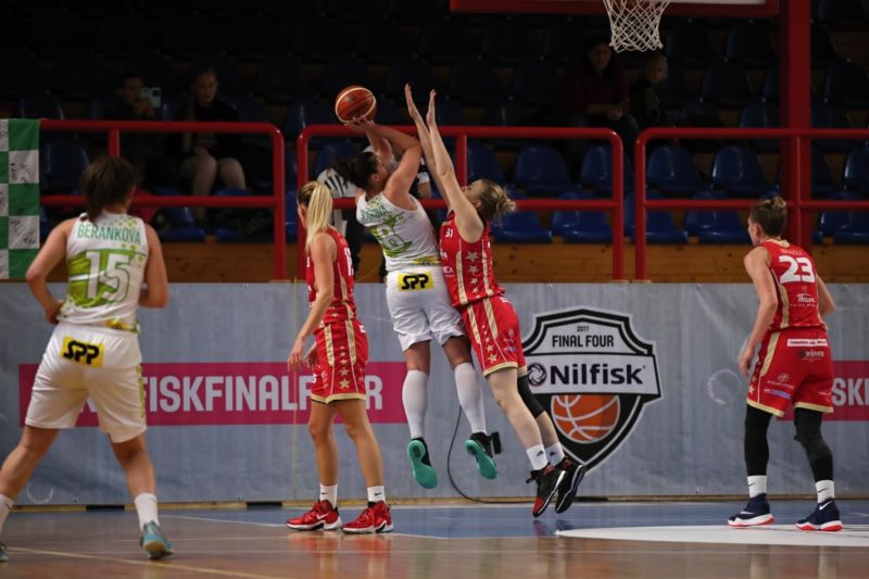 Basketbalistky KP Brno v jednom ze zápasů (ilustrační foto). Basketbalistky KP Brno v jednom ze zápasů (ilustrační foto).