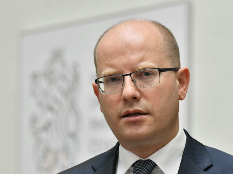 Premiér Bohuslav Sobotka. 
