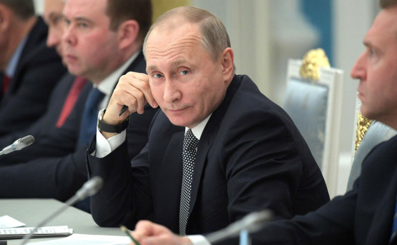 Ruský prezident Vladimir Putin. Ruský prezident Vladimir Putin.