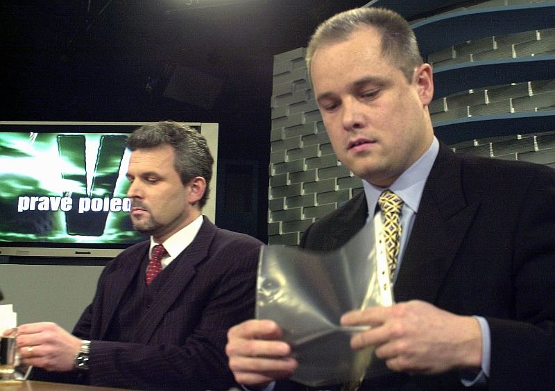 Podnikatel Ivan Zach (vlevo) na snímku z roku 2000.