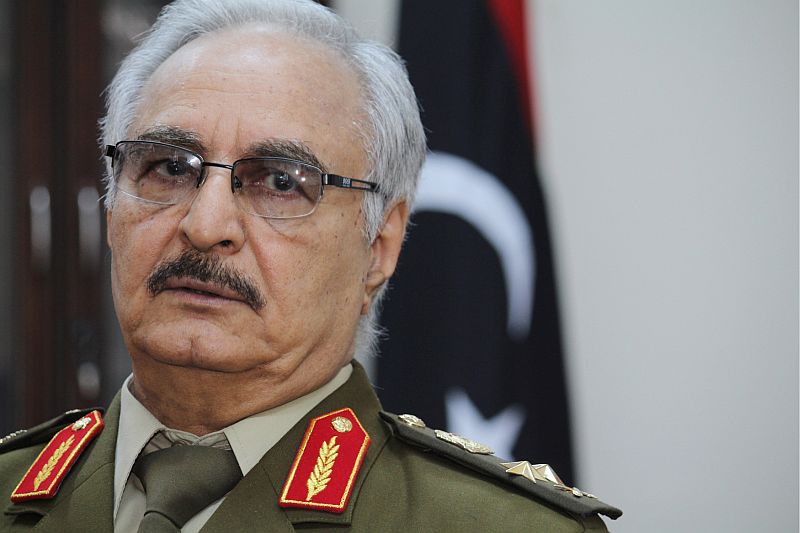 Libyjský generál Chalífa Haftar.