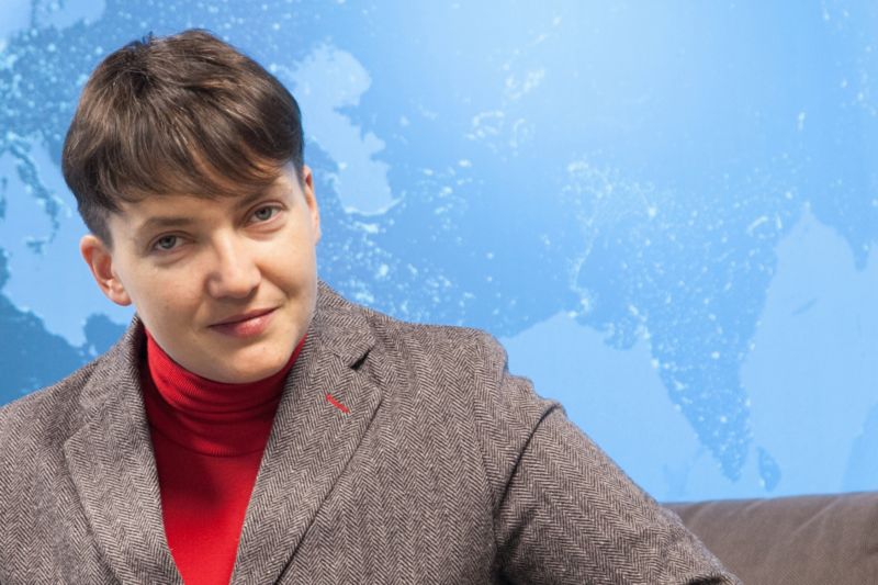 Politička Nadija Savčenková.