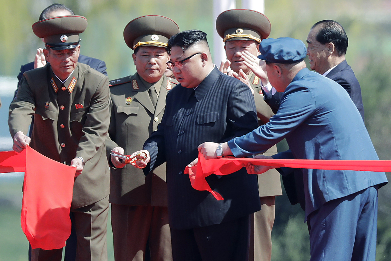 Vůdce KLDR Kim Čong-un.