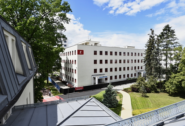 Pavilon gynekologie v českobudějovické nemocnici.