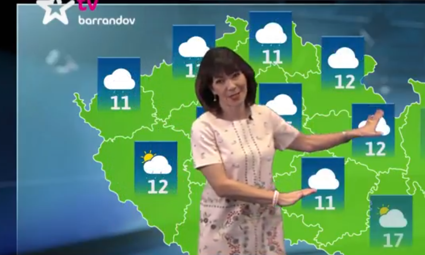 Moderátorka Michaela Dolinová. Moderátorka Michaela Dolinová.