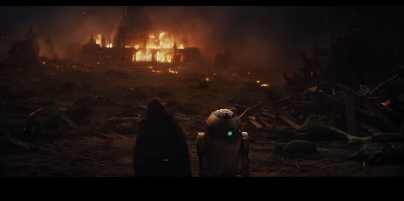 Záběr z traileru k novému dílu Star Wars.