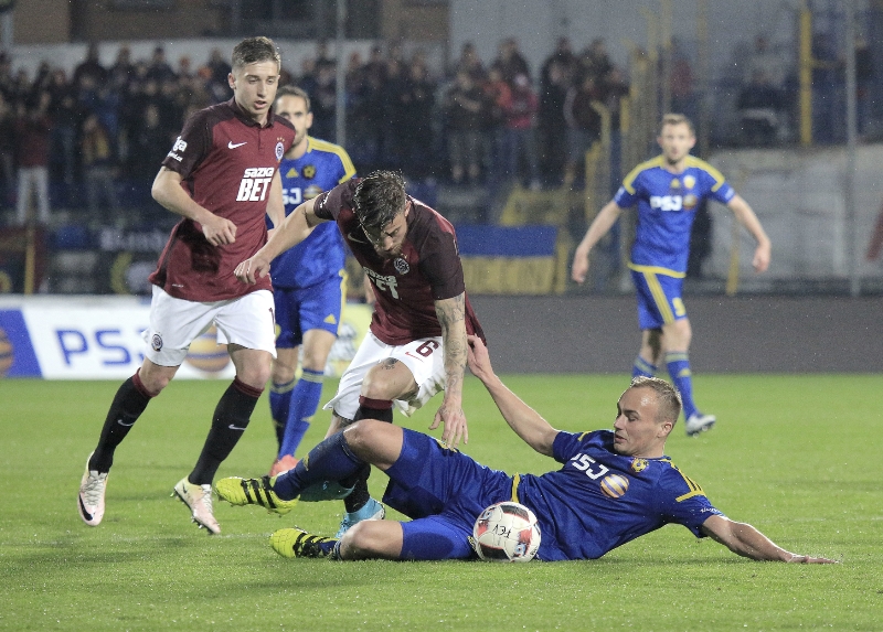 Sparta v souboji s Jihlavou. 