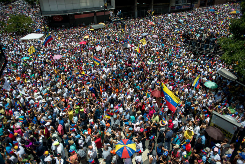 Protesty ve Venezuele. Protesty ve Venezuele.