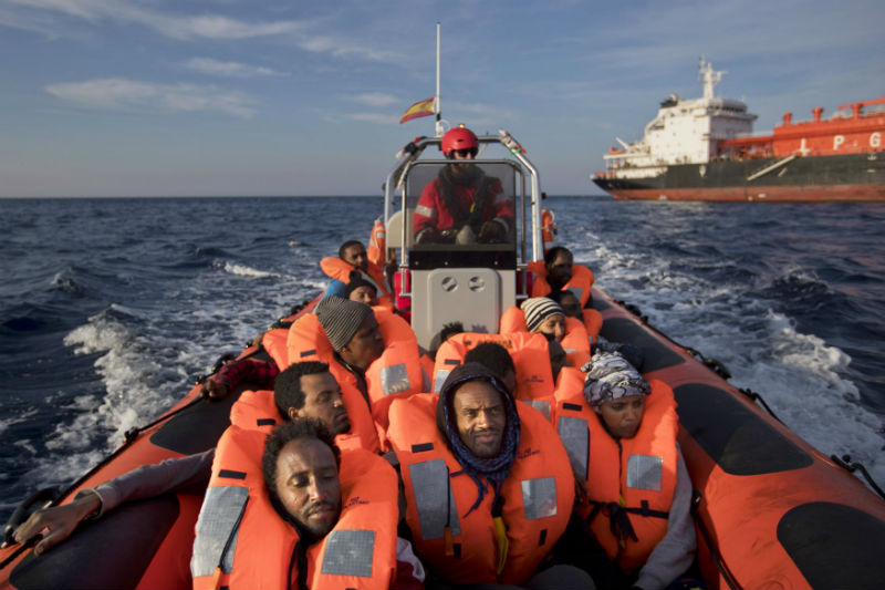 Migranti (ilustrační foto). Migranti (ilustrační foto).