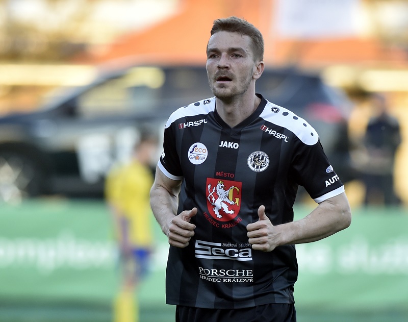 Fotbalista Hradce Králové Milan Černý 