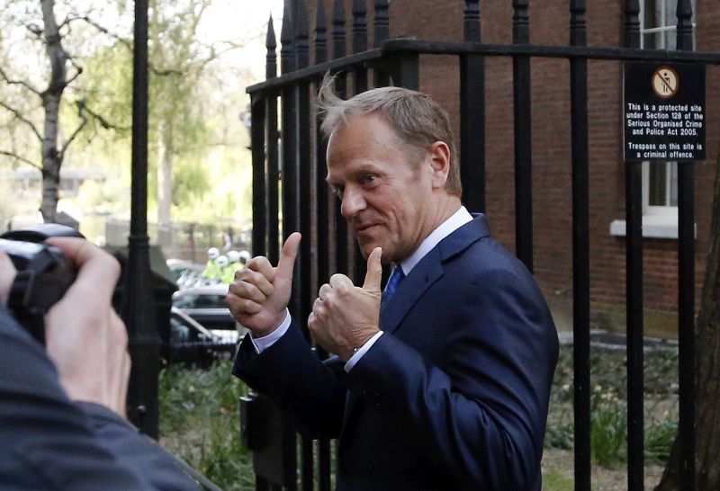 Předseda Evropské rady Donald Tusk. 