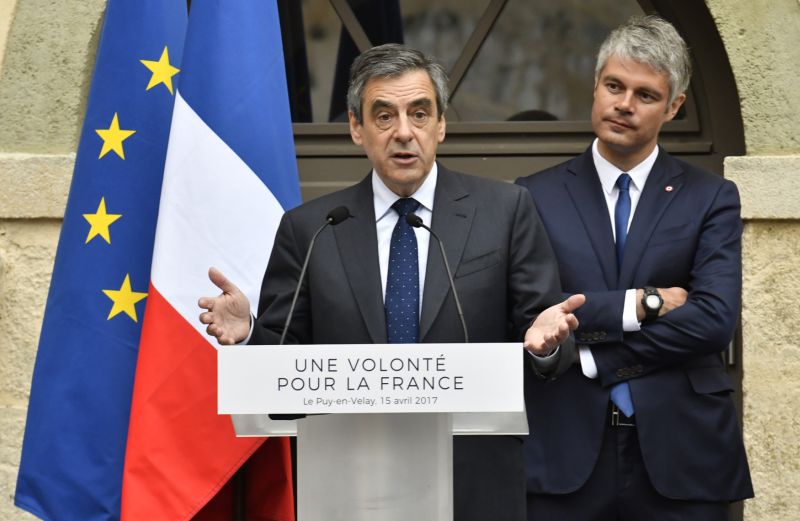 Kandidát na francouzského prezidenta François Fillon.