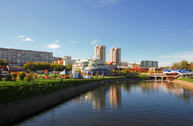 Ruské město Ivanovo.