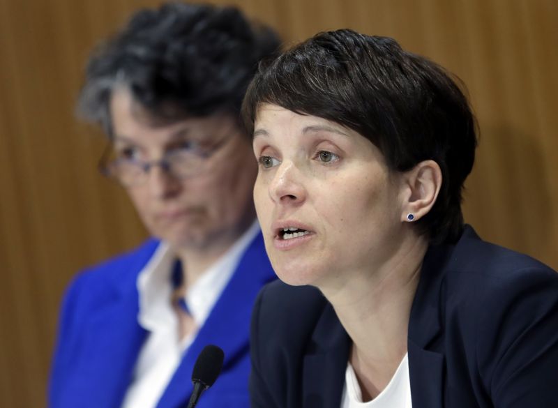 Předsedkyně německé pravicově populistické Alternativy pro Německo (AfD) Frauke Petryová.