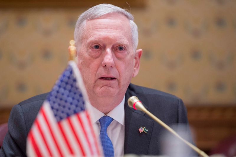 Americký ministr obrany James Mattis.