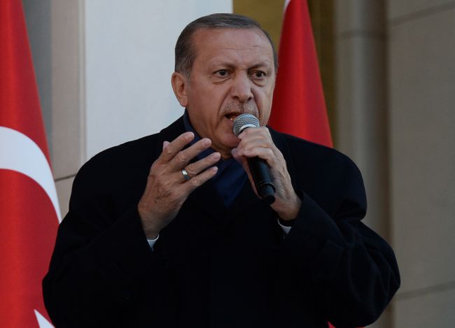 Turecký prezident Recep Tayyip Erdogan. Turecký prezident Recep Tayyip Erdogan.