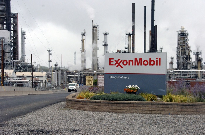 Americká ropná společnost Exxon Mobil.