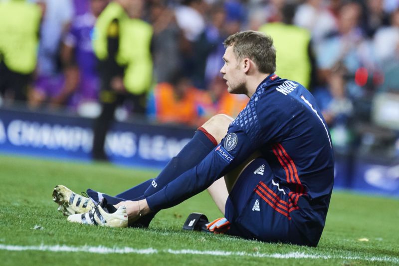 Brankář Bayernu Manuel Neuer. 