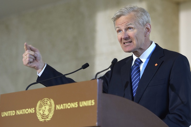 Vyslanec Spojených národů Jan Egeland. Vyslanec Spojených národů Jan Egeland.