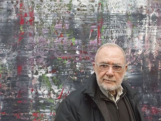 Gerhard Richter a jeho dílo "Abstraktes Bild" (Abstraktní obraz).