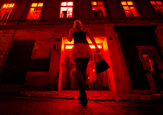 Pražský night club.