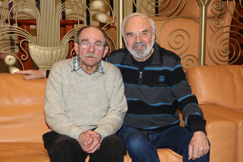 Jaroslav Uhlíř (vlevo) a Zdeněk Svěrák.