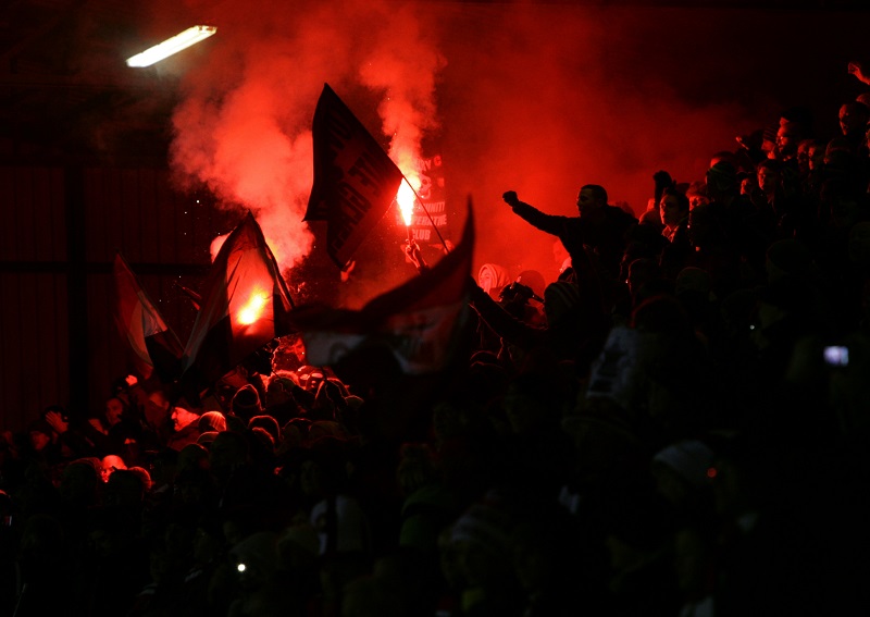 Fanoušci Manchesteru United.