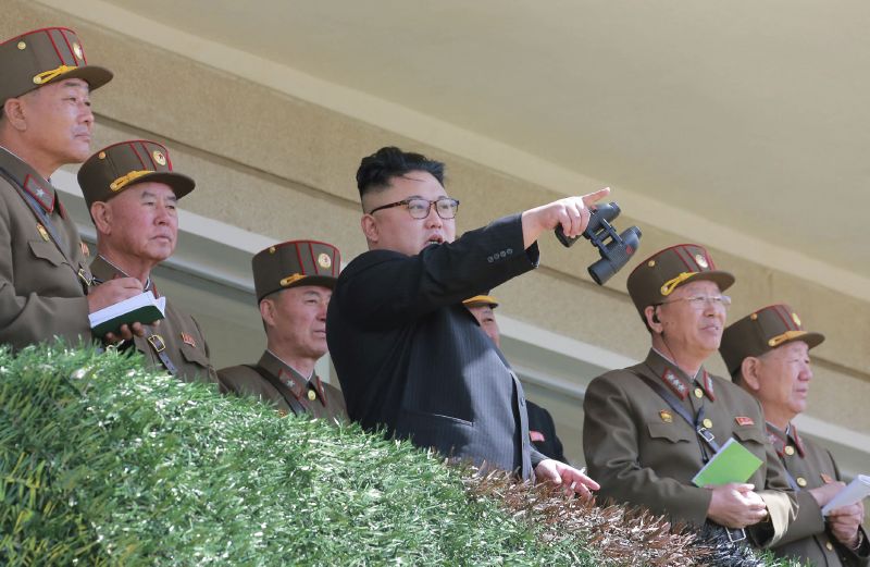 Vůdce KLDR Kim Čong-un.