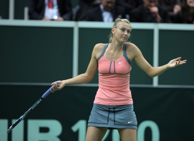 Ruská tenisová hvězda Maria Šarapovová.