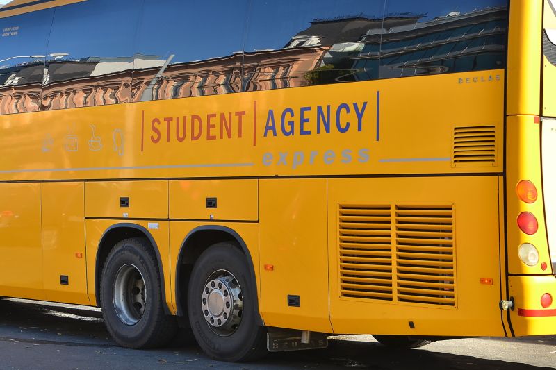 Autobus společnosti Student Agency.
