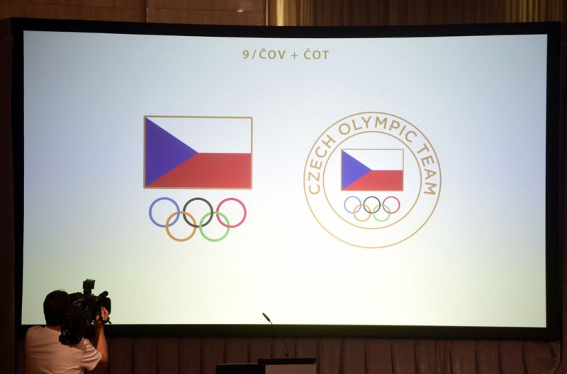 Nové logo Českého olympijského výběru.
