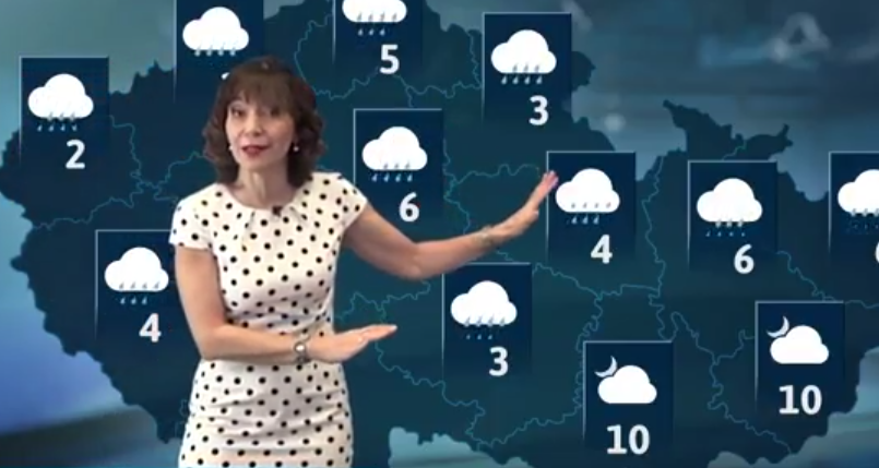 Moderátorka Michaela Dolinová. Moderátorka Michaela Dolinová.