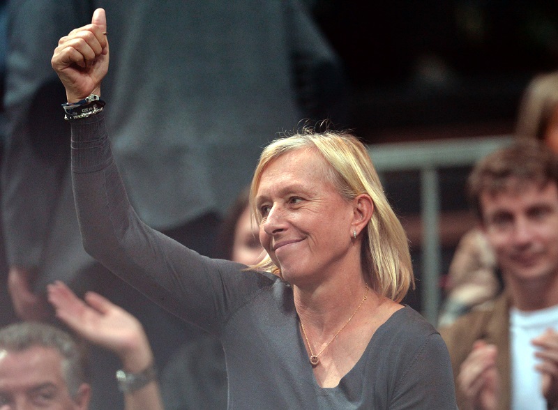 Tenisová legenda Martina Navrátilová