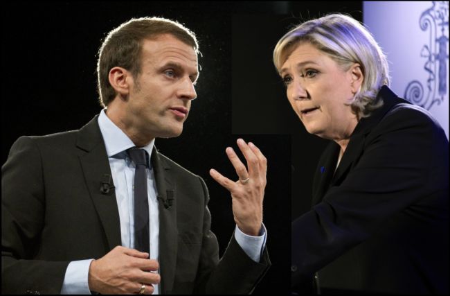 Protikandidáti na francouzské volby.
