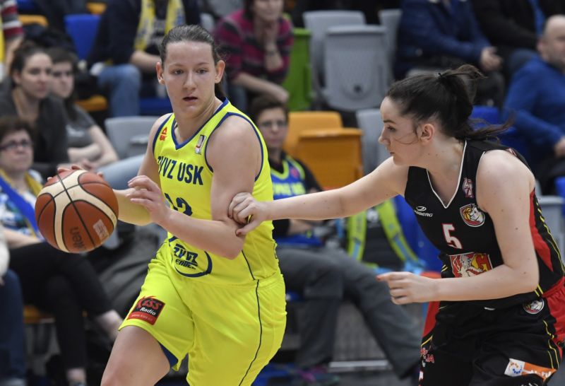Basketbalistky USK Praha nedali Hradci Králové žádnou šanci.