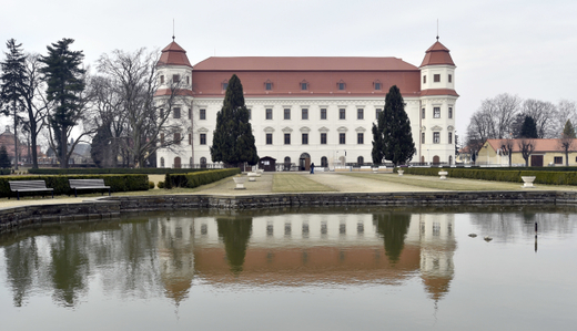 Zámek Holešov na Kroměřížsku.