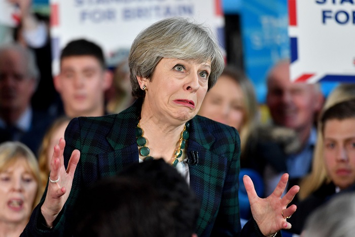 Britská premiérka Theresa Mayová.