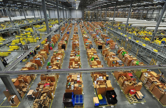 Sklad Amazonu.