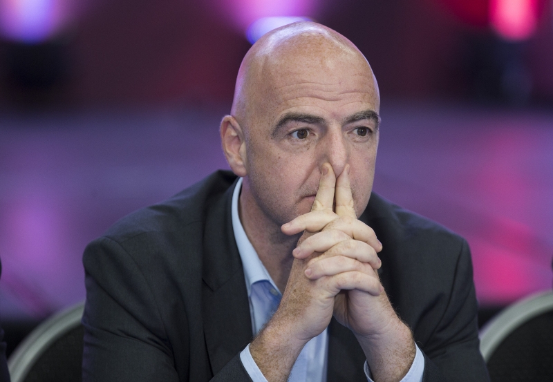 Předseda FIFA Gianni Infantino. Předseda FIFA Gianni Infantino.
