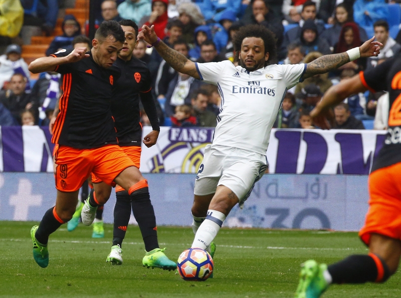 Fotbalisté Realu v zápase španělské ligy. 