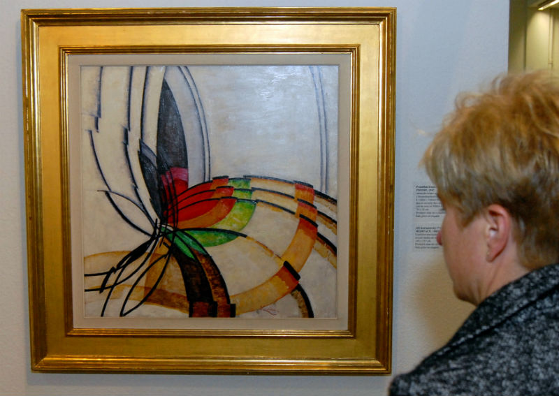 Kupkův obraz Prisma se draží za 39 miliónu korun.