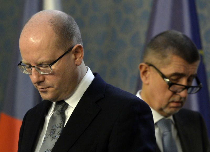 Bohuslav Sobotka a Andrej Babiš.