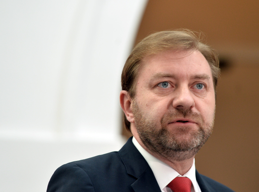 Předseda poslanců ČSSD Roman Sklenák. Předseda poslanců ČSSD Roman Sklenák.